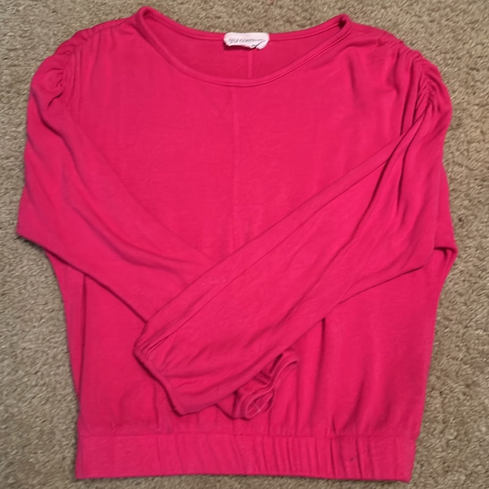 Anthropologie self contrast lightweight sweater